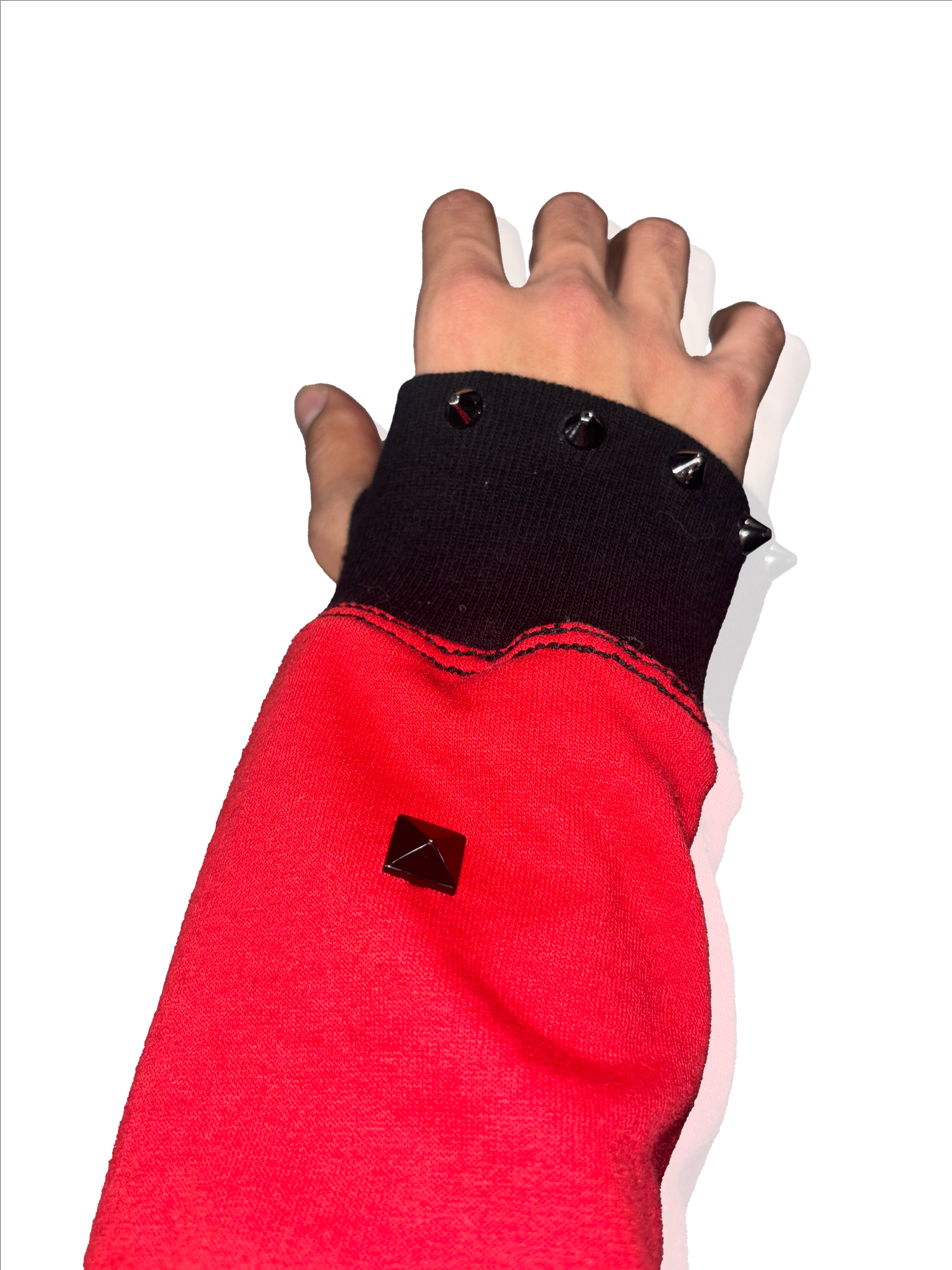 Red and Black “CYBER NSC” Bagg Hoodie